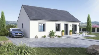 photo Projet de construction d'une maison 85 m² avec terrain à THOIRY (78) à Thoiry