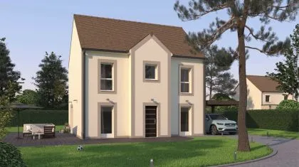 photo Projet de construction d'une maison 99.55 m² avec terrain à DREUX (28) à Dreux