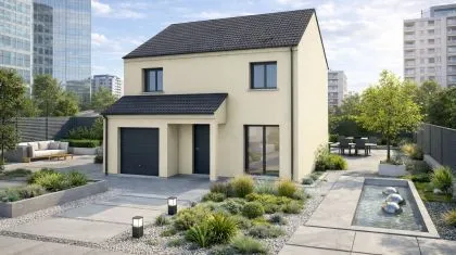 photo Projet de construction d'une maison 87.14 m² avec terrain à SANNOIS (95) à Sannois