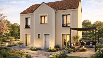 photo Projet de construction d'une maison 118.88 m² avec terrain à ECOS (27) à Écos