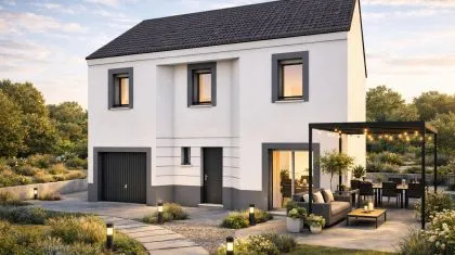 photo Projet de construction d'une maison 97.82 m² avec terrain à TRIEL-SUR-SEINE (78) à Triel-sur-Seine