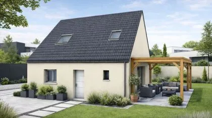 photo Projet de construction d'une maison 86.8 m² avec terrain à CONDECOURT (95) à Condécourt